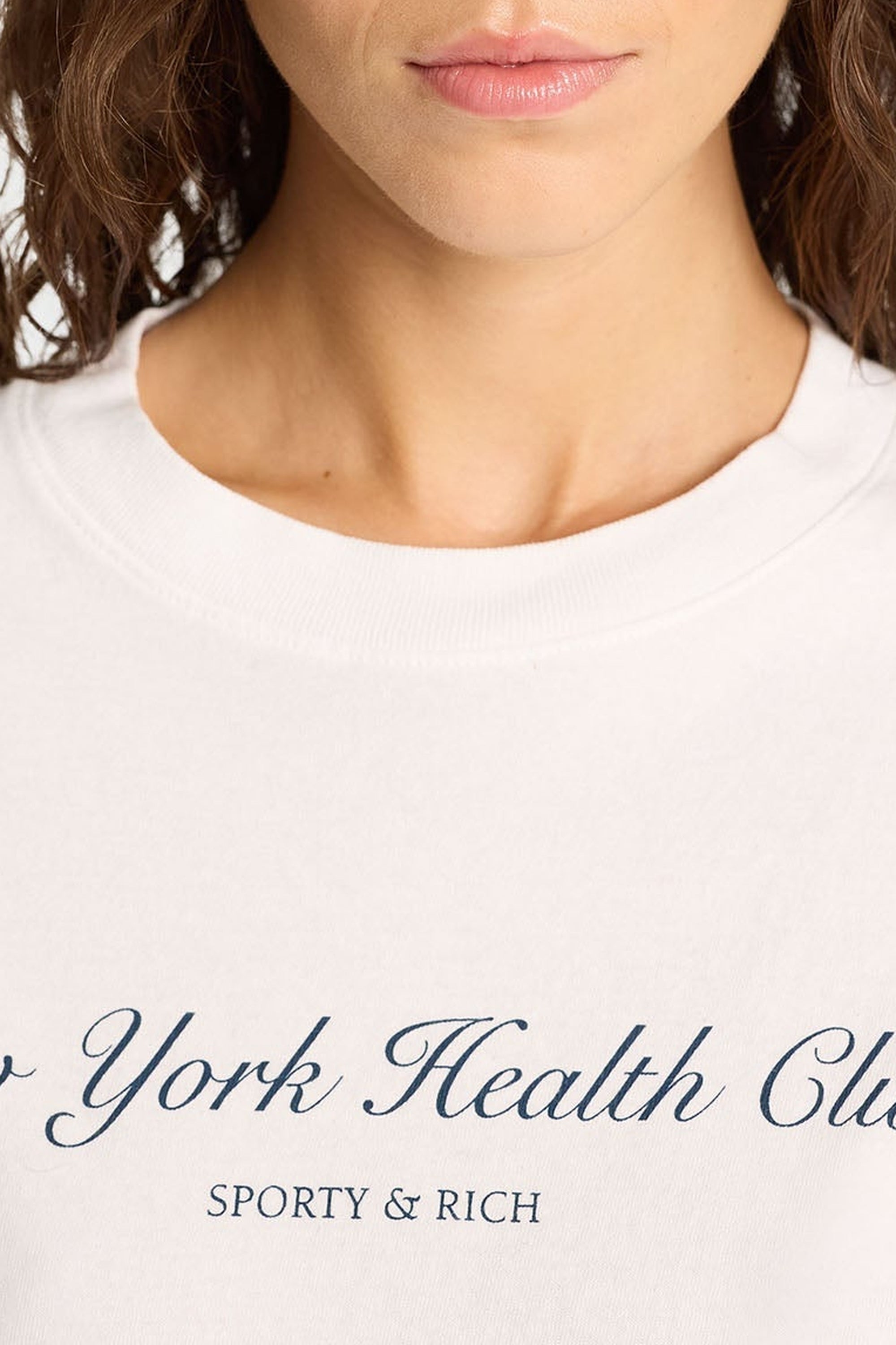 T-shirt NY Health Club à impression - White