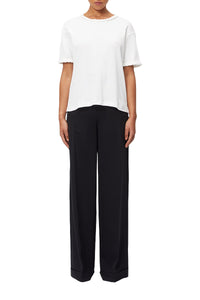 T-shirt avec détails tressés - White