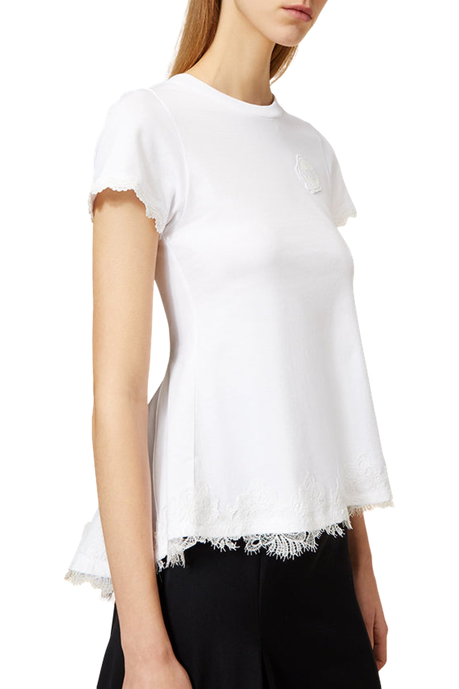 T-shirt à volants - White