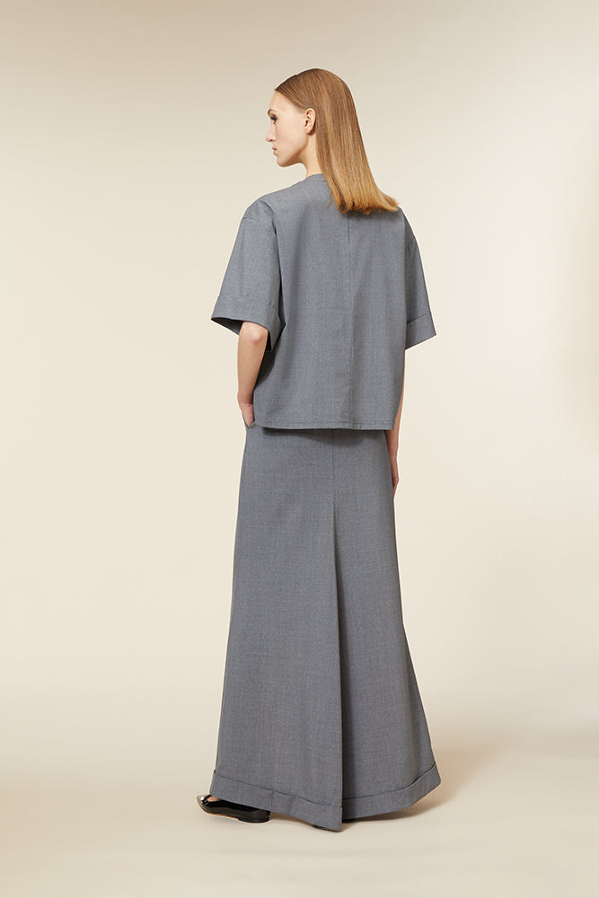 Grey / SUITING BOXY T-SHIRT