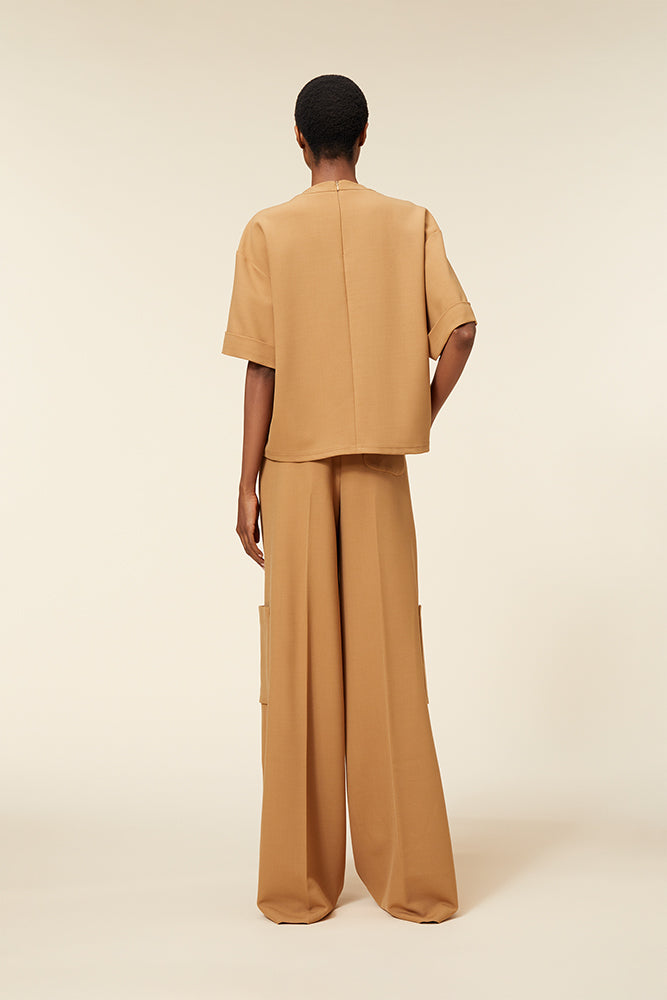 Brown / SUITING BOXY T-SHIRT