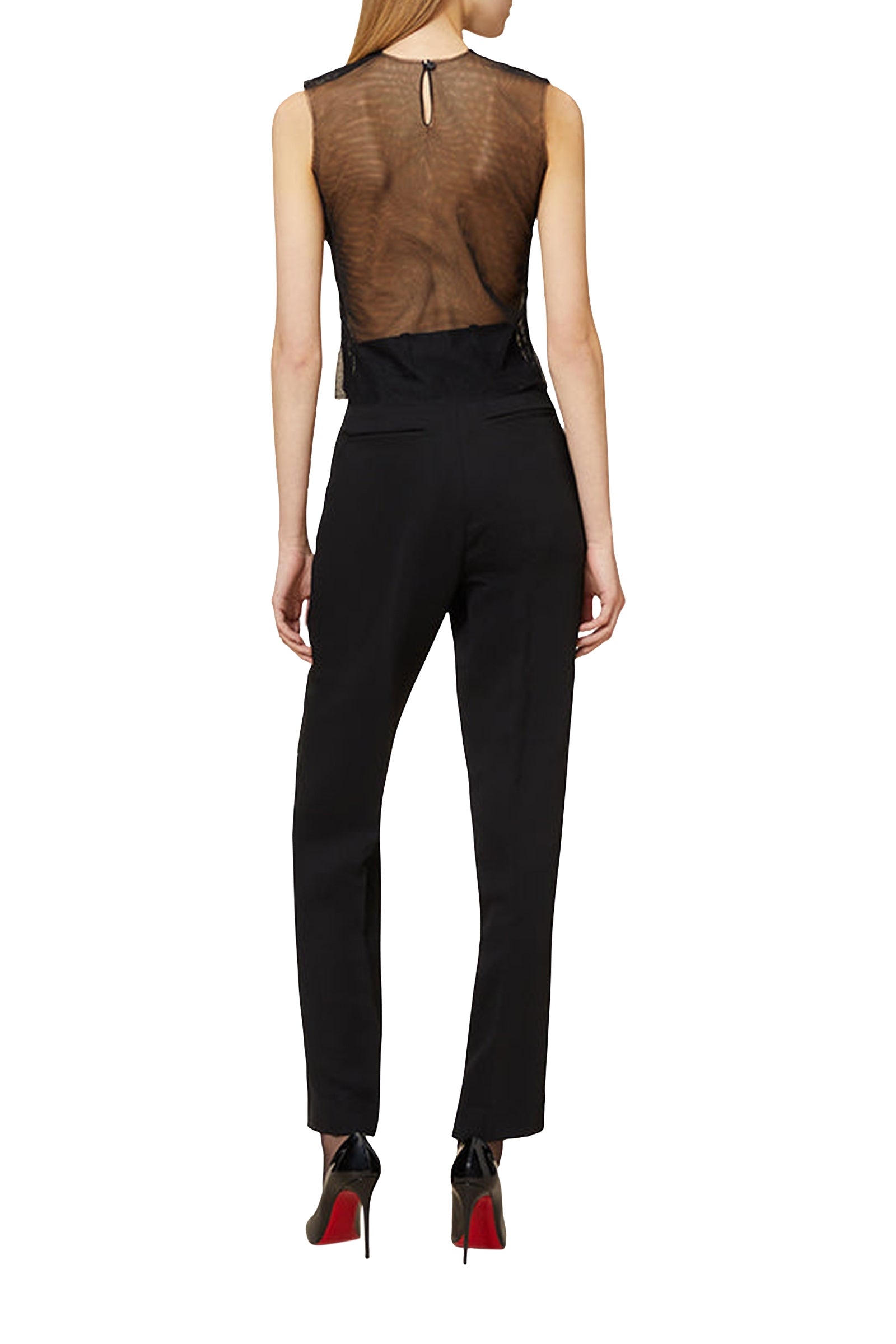 Blouse en tulle - Black