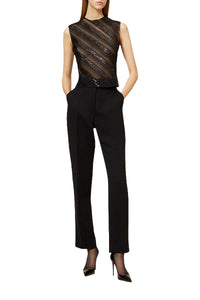Blouse en tulle - Black