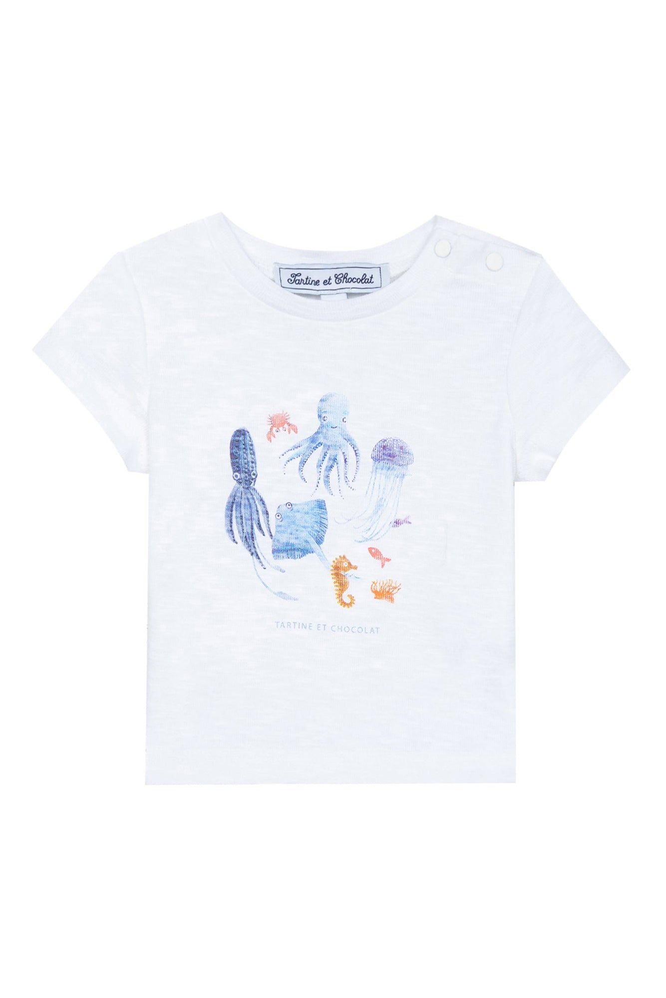 Bleu Marin Baby Cabane Perchee T-shirt