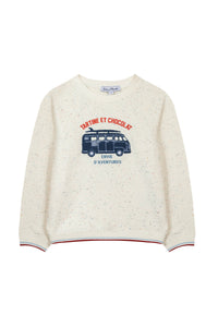 T-shirt - Ecru écusson TC