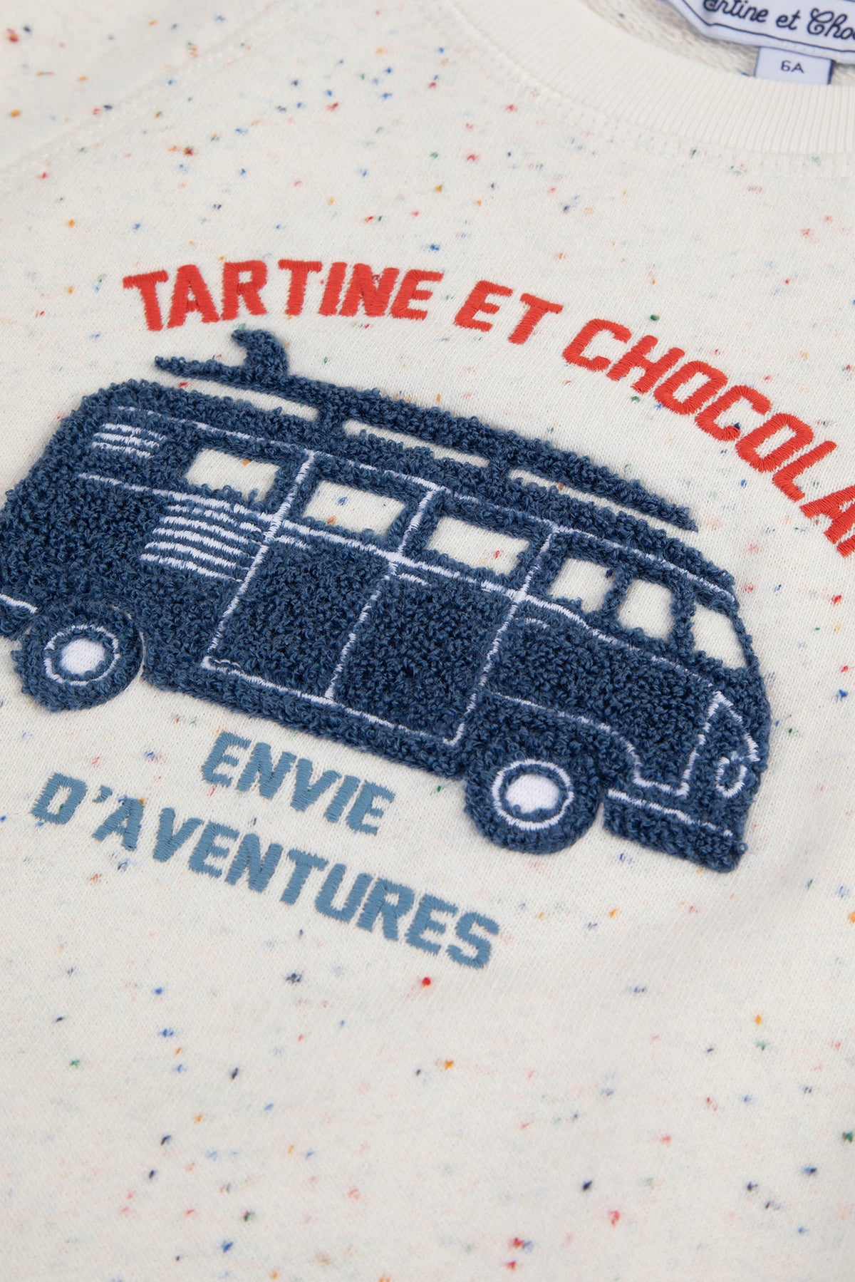 T-shirt - Ecru écusson TC