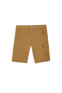 Bermuda cargo en coton - Ocre