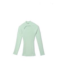 Tulane long-sleeved T-shirt with cut-outs - Mint