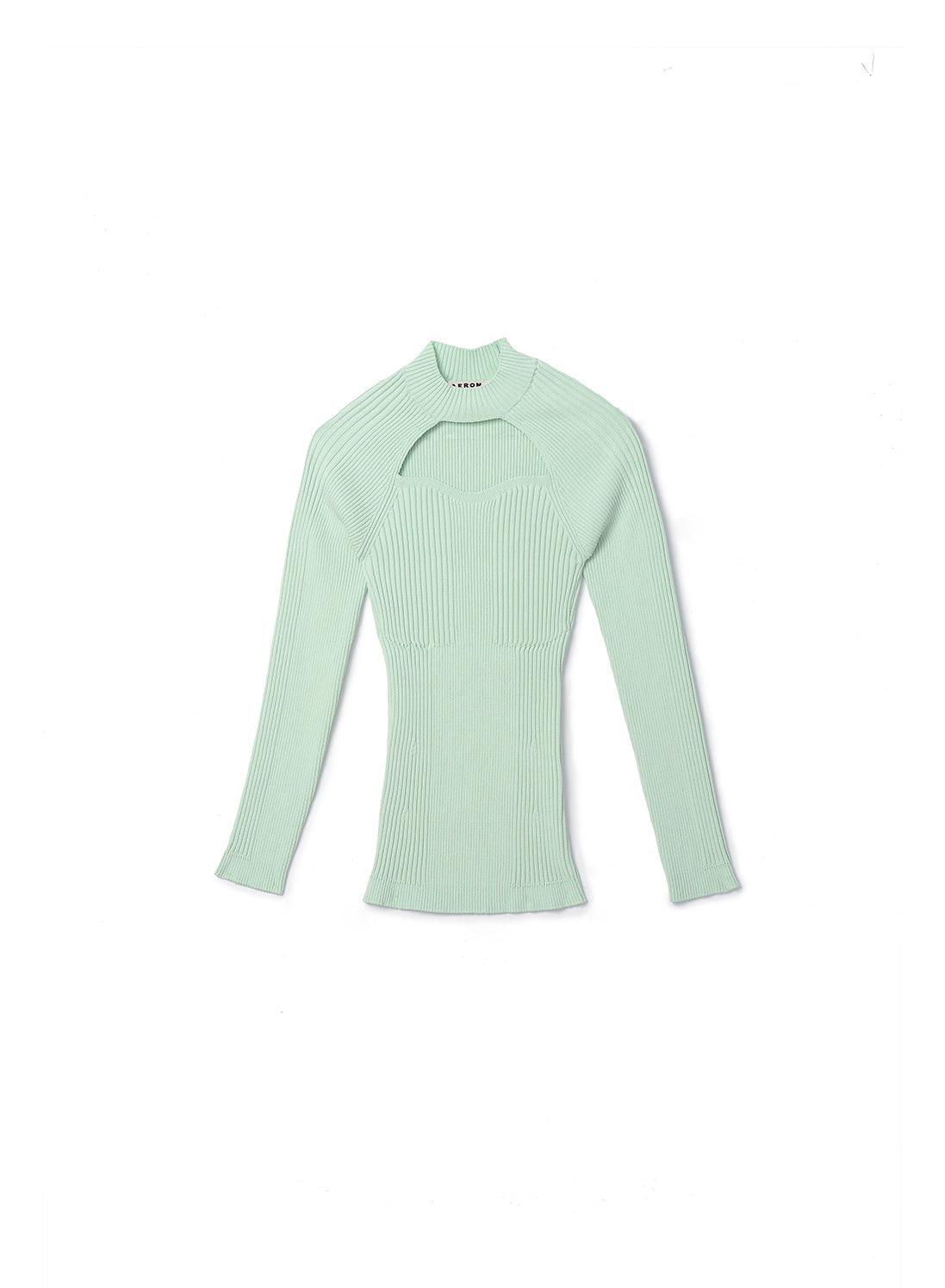 Tulane long-sleeved T-shirt with cut-outs - Mint