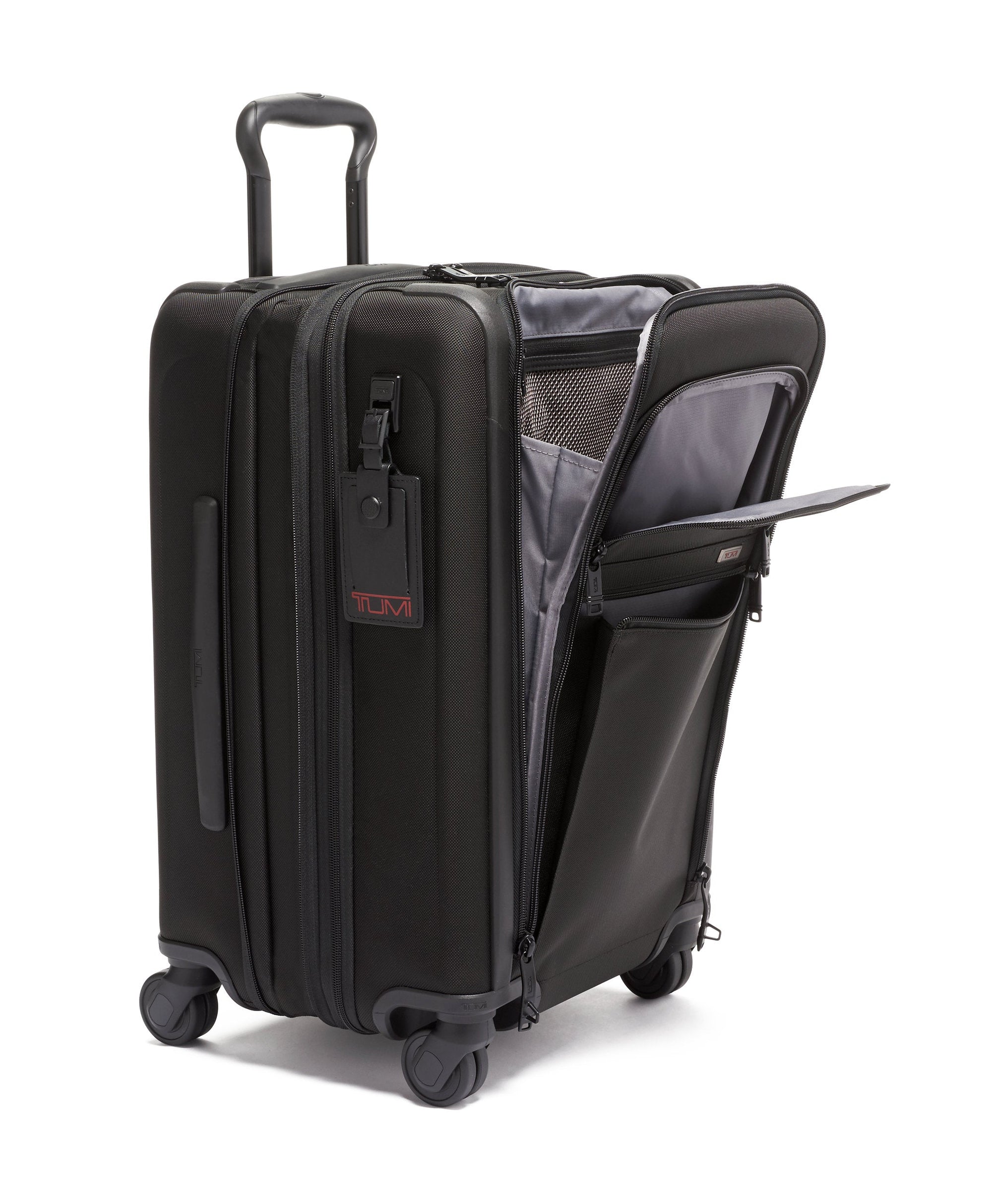 Valise cabine grande 4 roues extensibles Alpha - Black