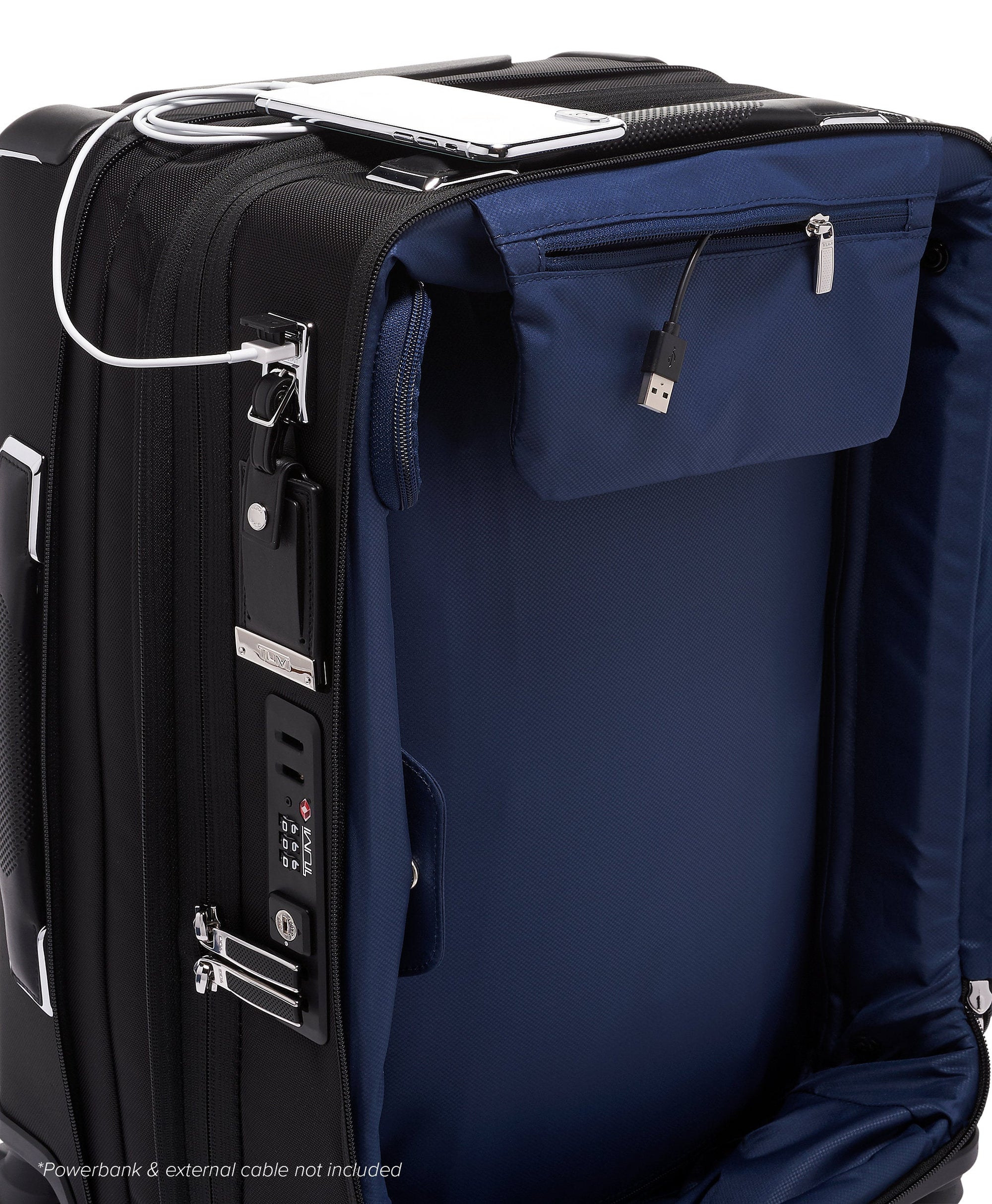 Valise cabine grande 4 roues Arrivé - Black