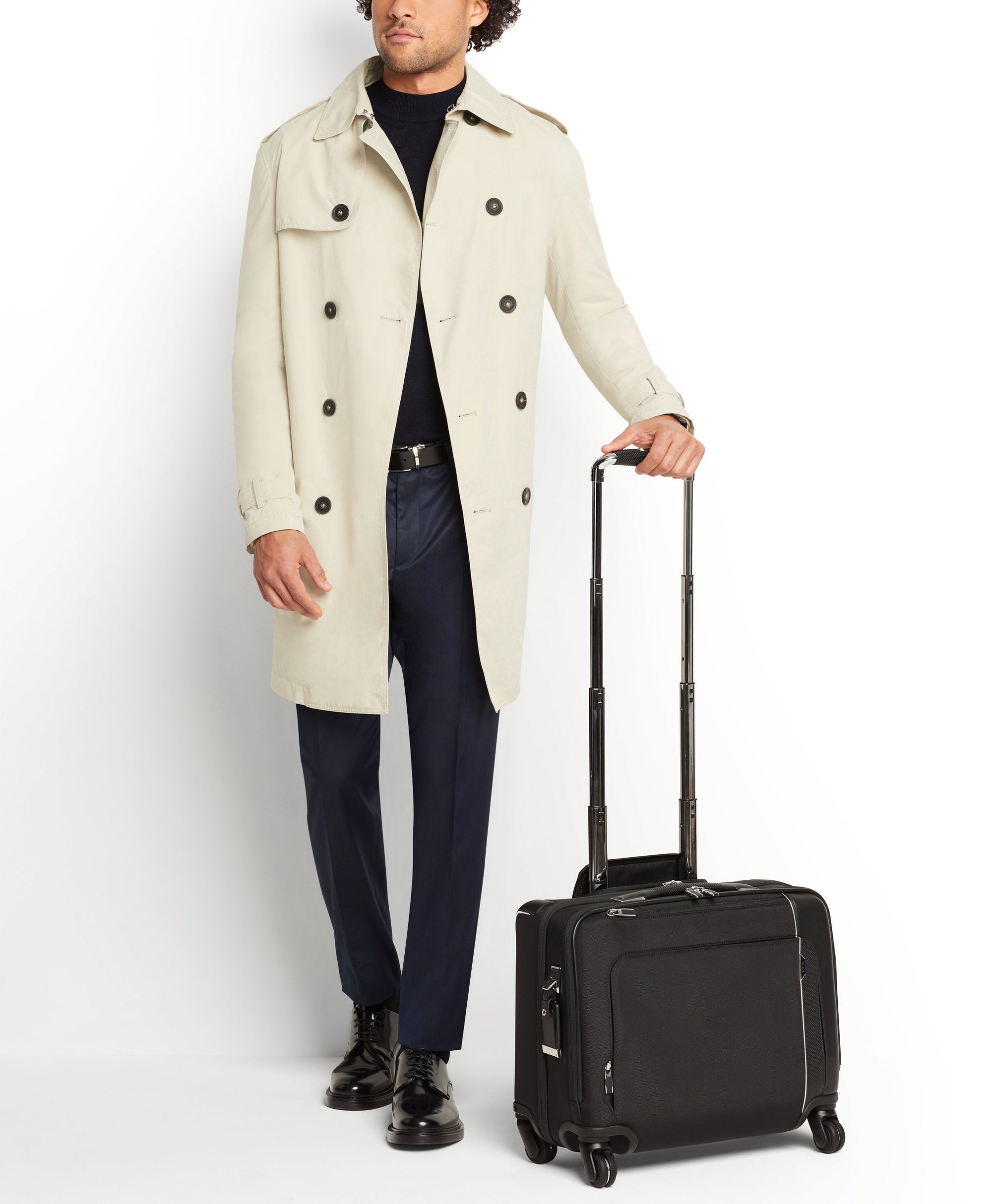 Valise cabine compacte 4 roues Arrivé - Black