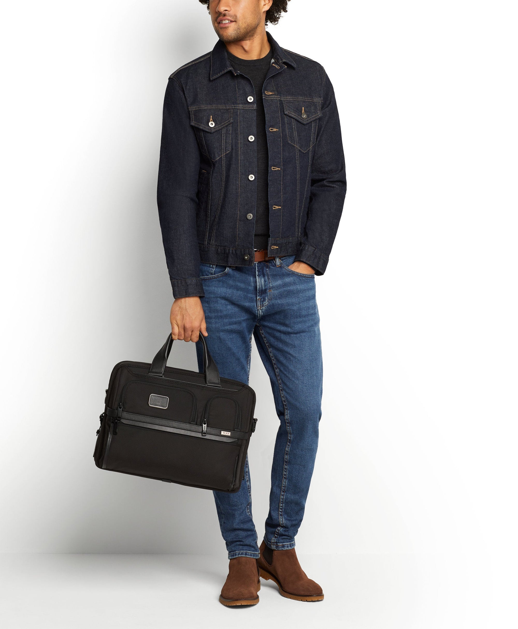 Porte-documents extensible Alpha - Black