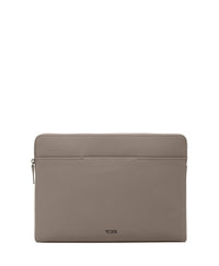 Housse d'ordinateur Milinia Georgica en cuir - Taupe