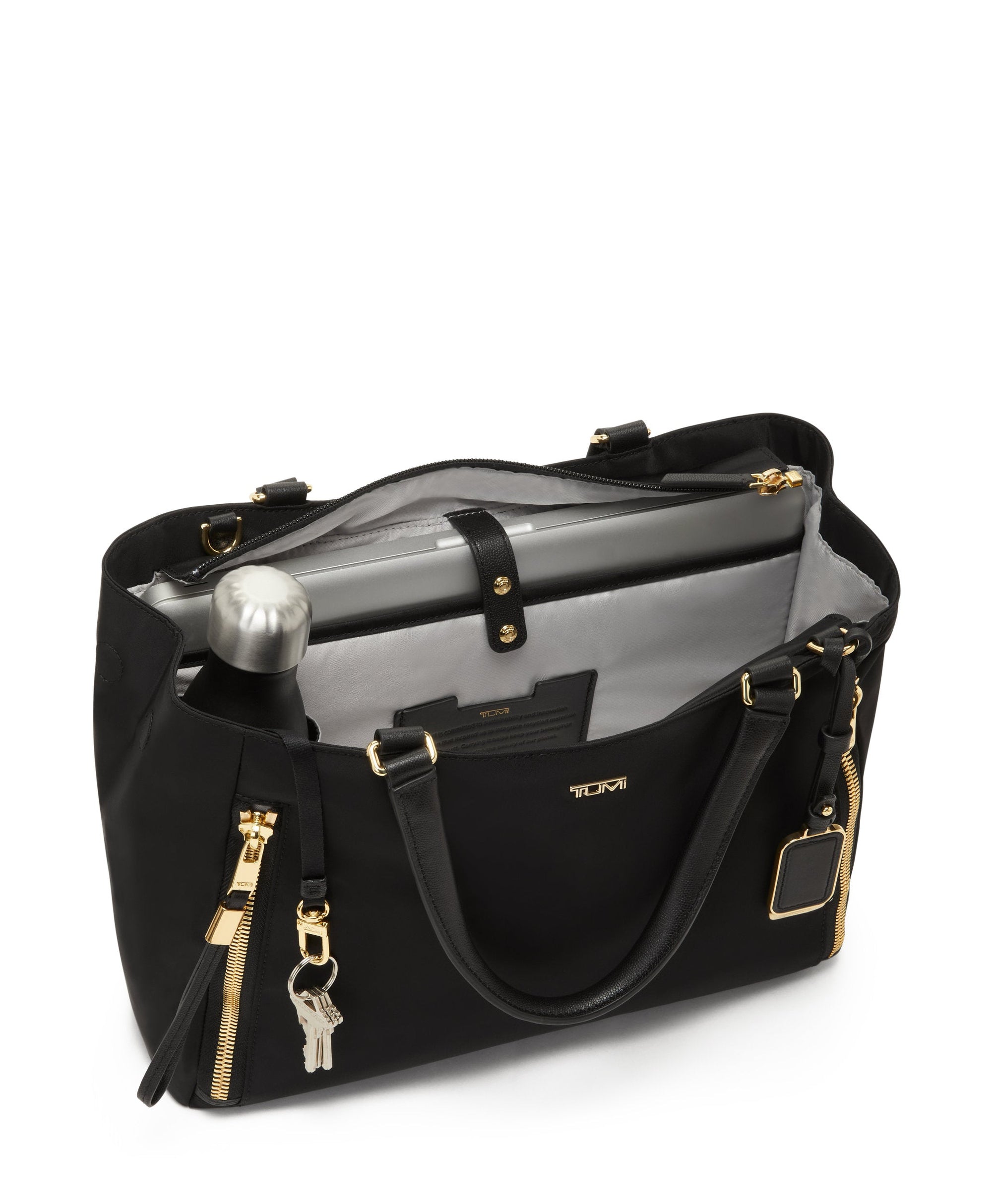 Sac cabas Valetta Voyageur - Black & Gold