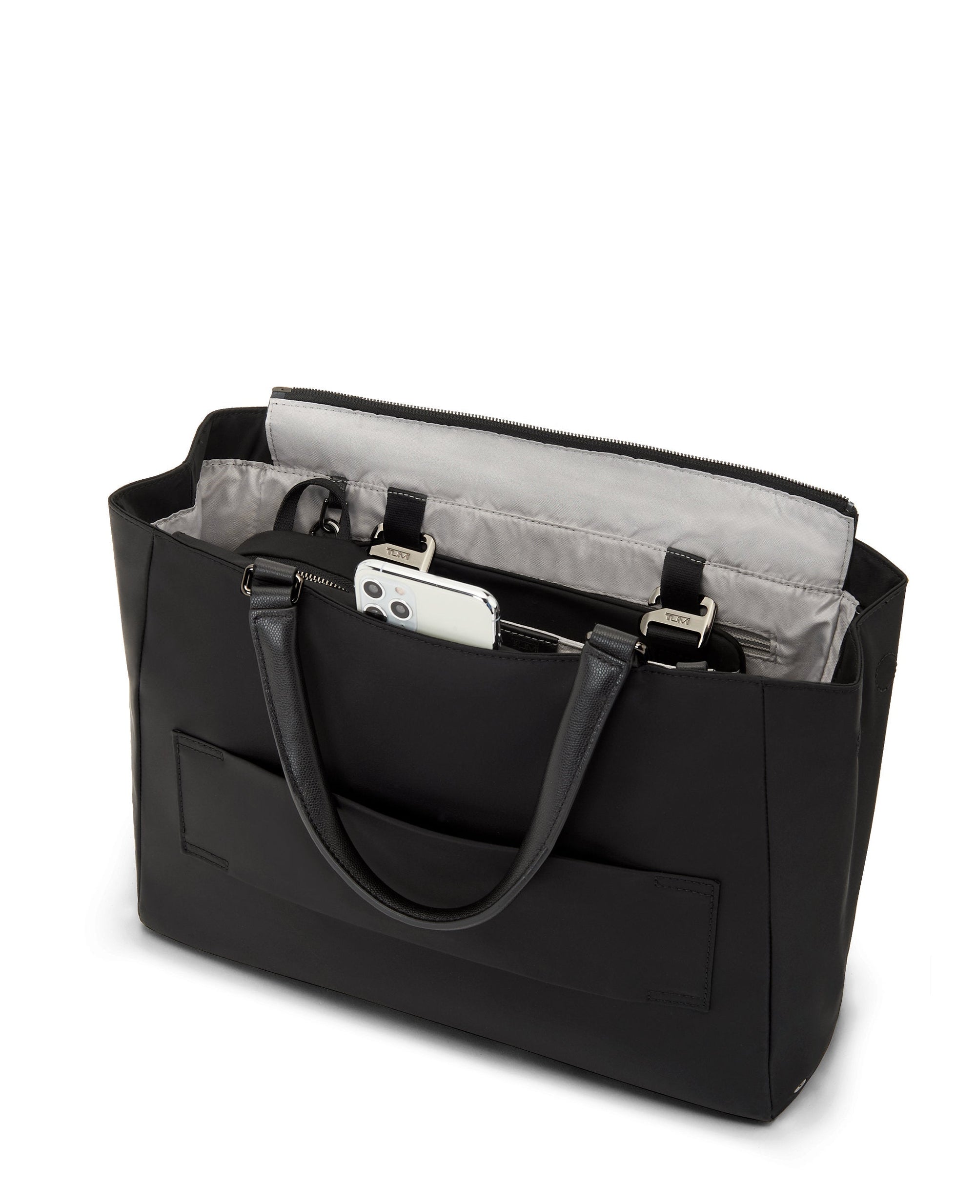 Sac cabas Valetta Voyageur - Black & Gunmetal