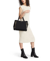 Sac cabas Valetta Voyageur - Black & Gunmetal