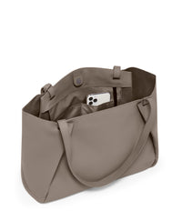 Sac cabas Valorie Georgica en cuir - Taupe