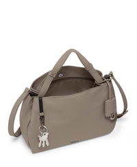 Sac à bandoulière Marylea Georgica en cuir - Taupe