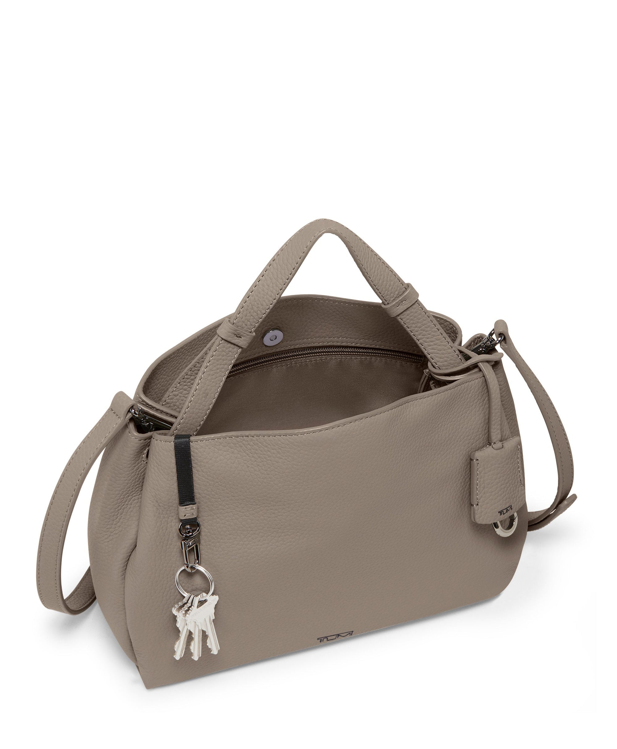 Sac à bandoulière Marylea Georgica en cuir - Taupe