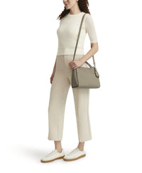 Sac à bandoulière Marylea Georgica en cuir - Taupe