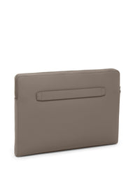 Housse d'ordinateur Milinia Georgica en cuir - Taupe