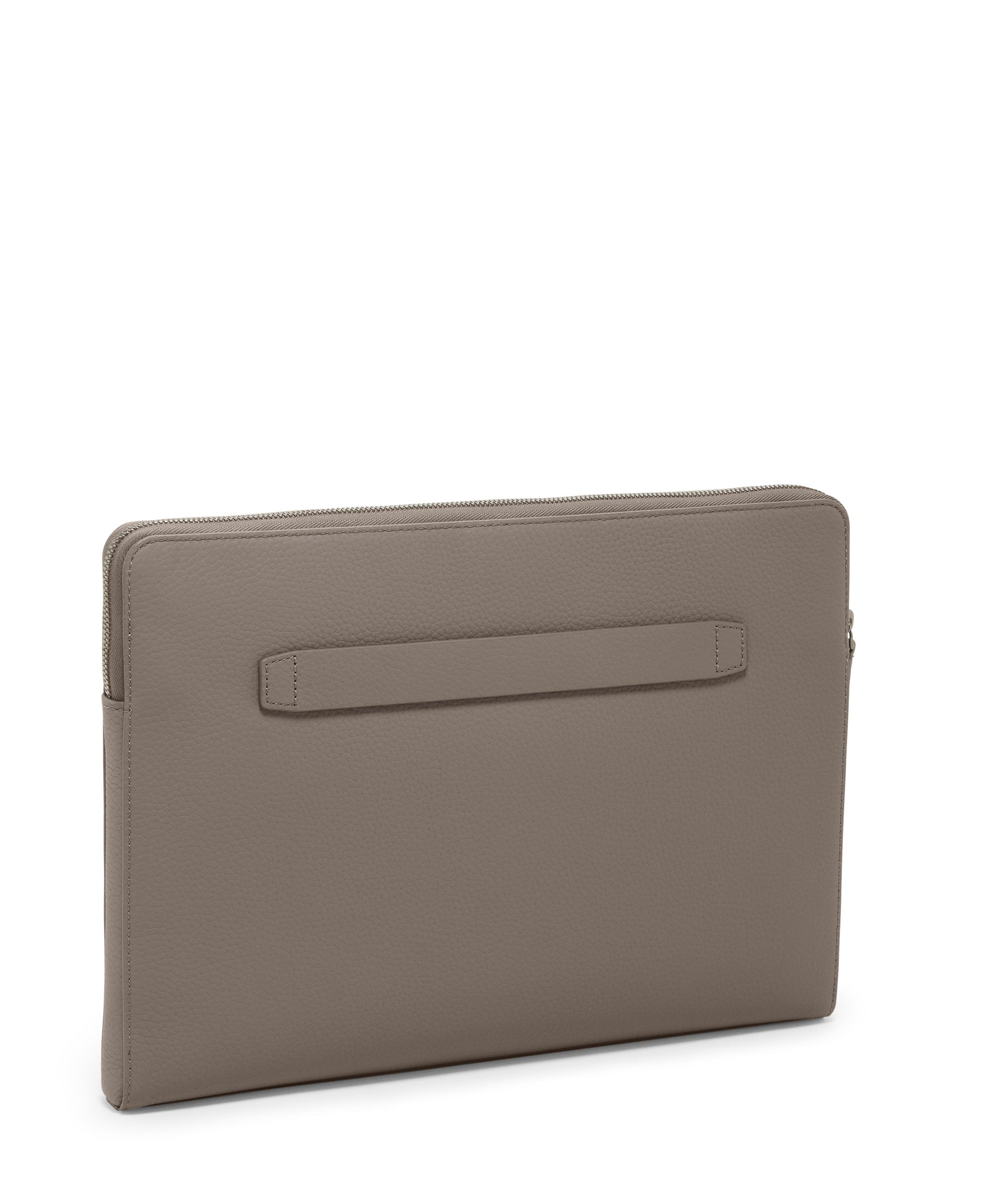 Housse d'ordinateur Milinia Georgica en cuir - Taupe