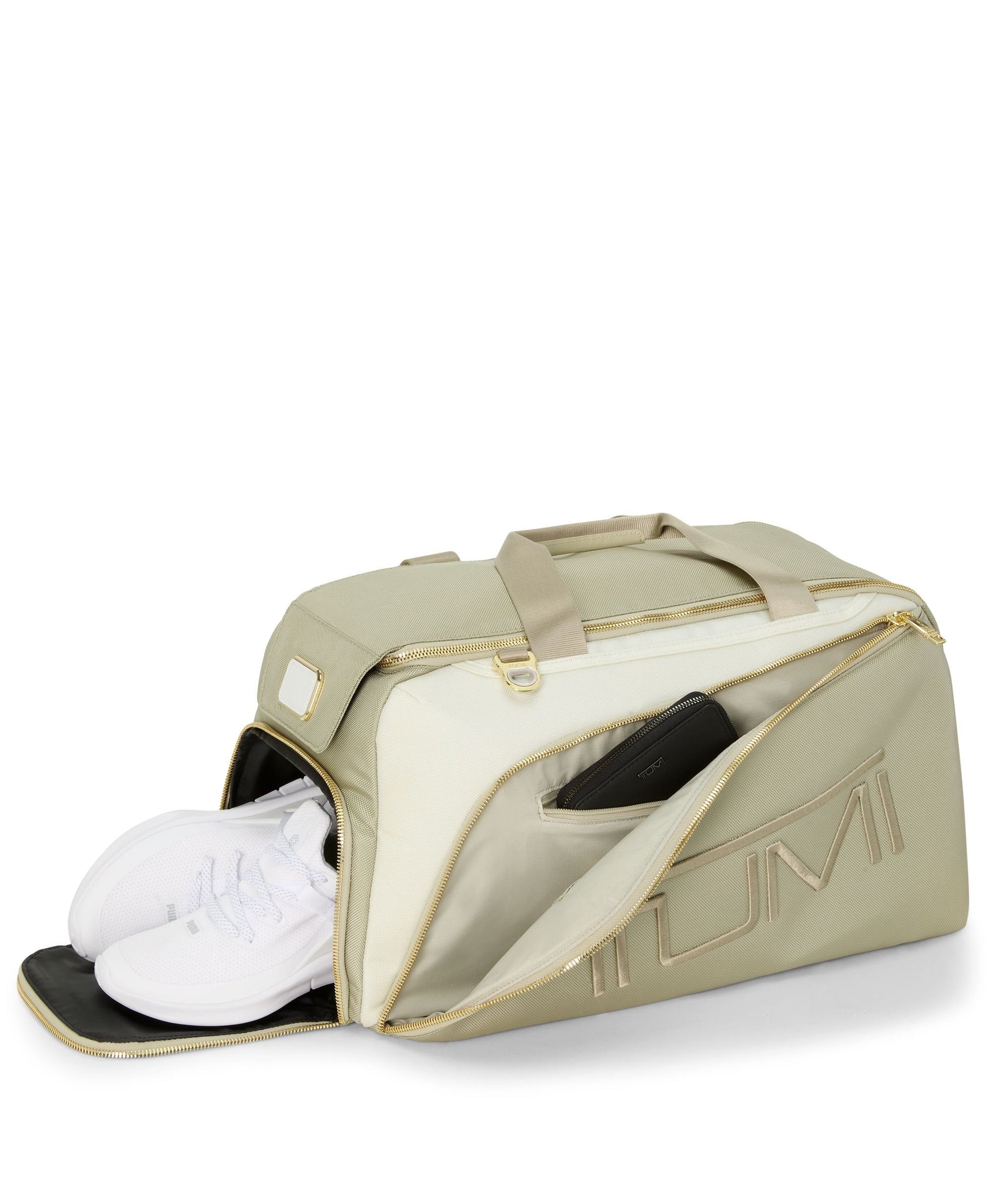 Sac de voyage Golf Alpha - Off-White & Tan