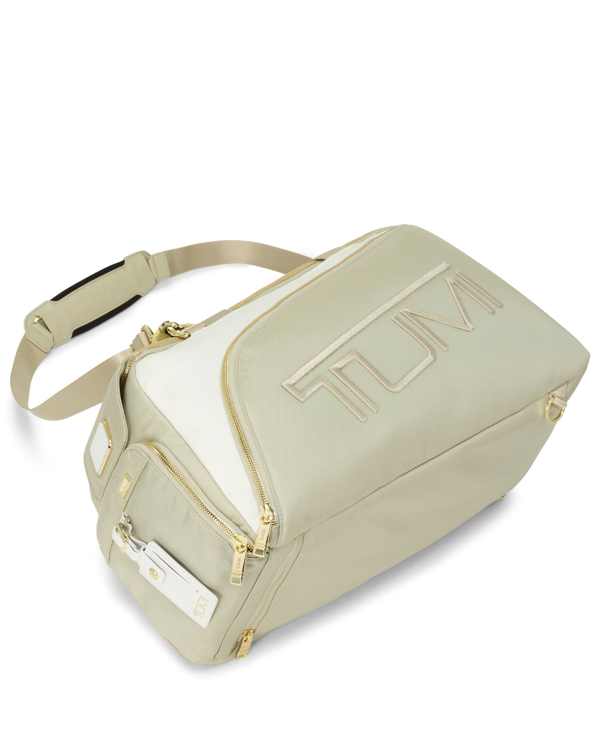 Sac de voyage Golf Alpha - Off-White & Tan