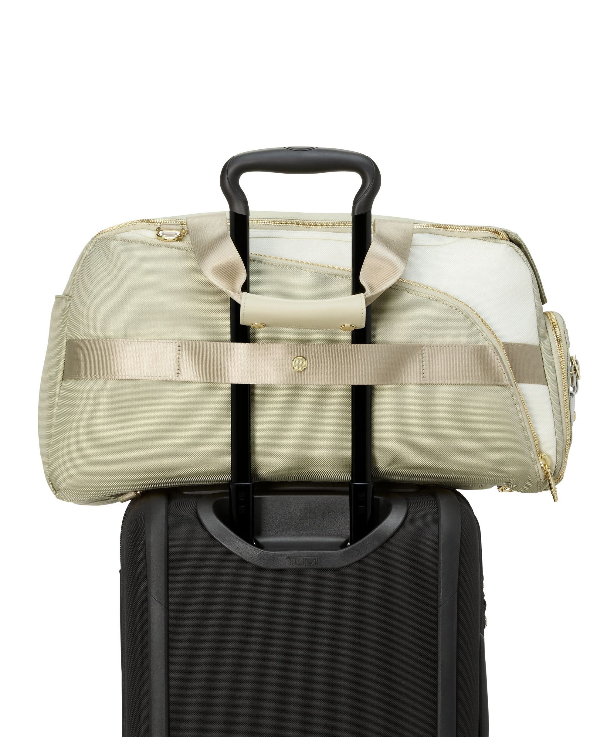 Sac de voyage Golf Alpha - Off-White & Tan