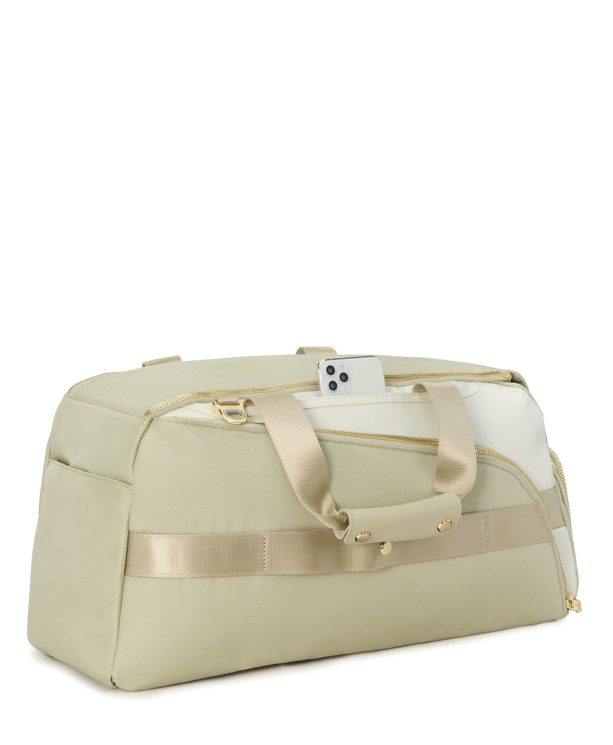 Sac de voyage Golf Alpha - Off-White & Tan