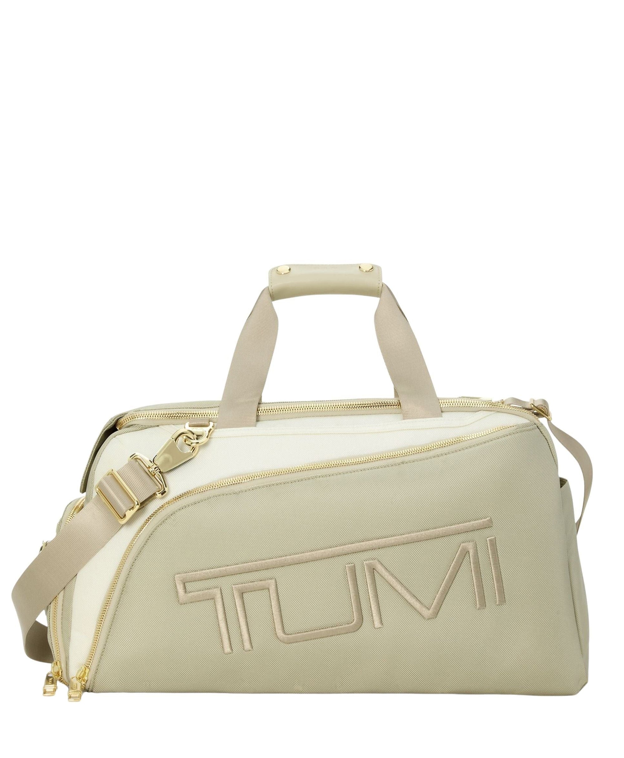 Sac de voyage Golf Alpha - Off-White & Tan