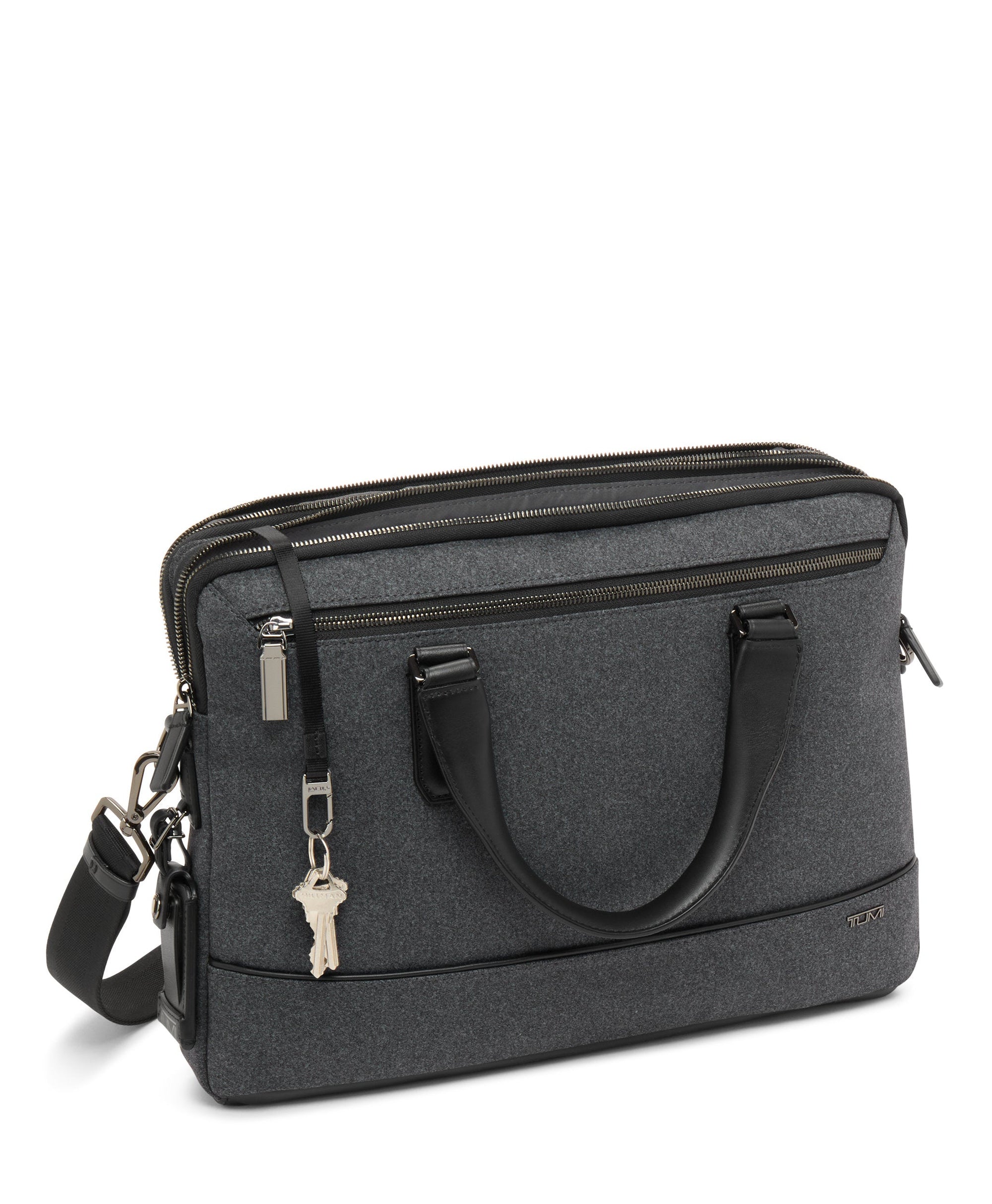 Harrison Sycamore briefcase - Dark Charcoal