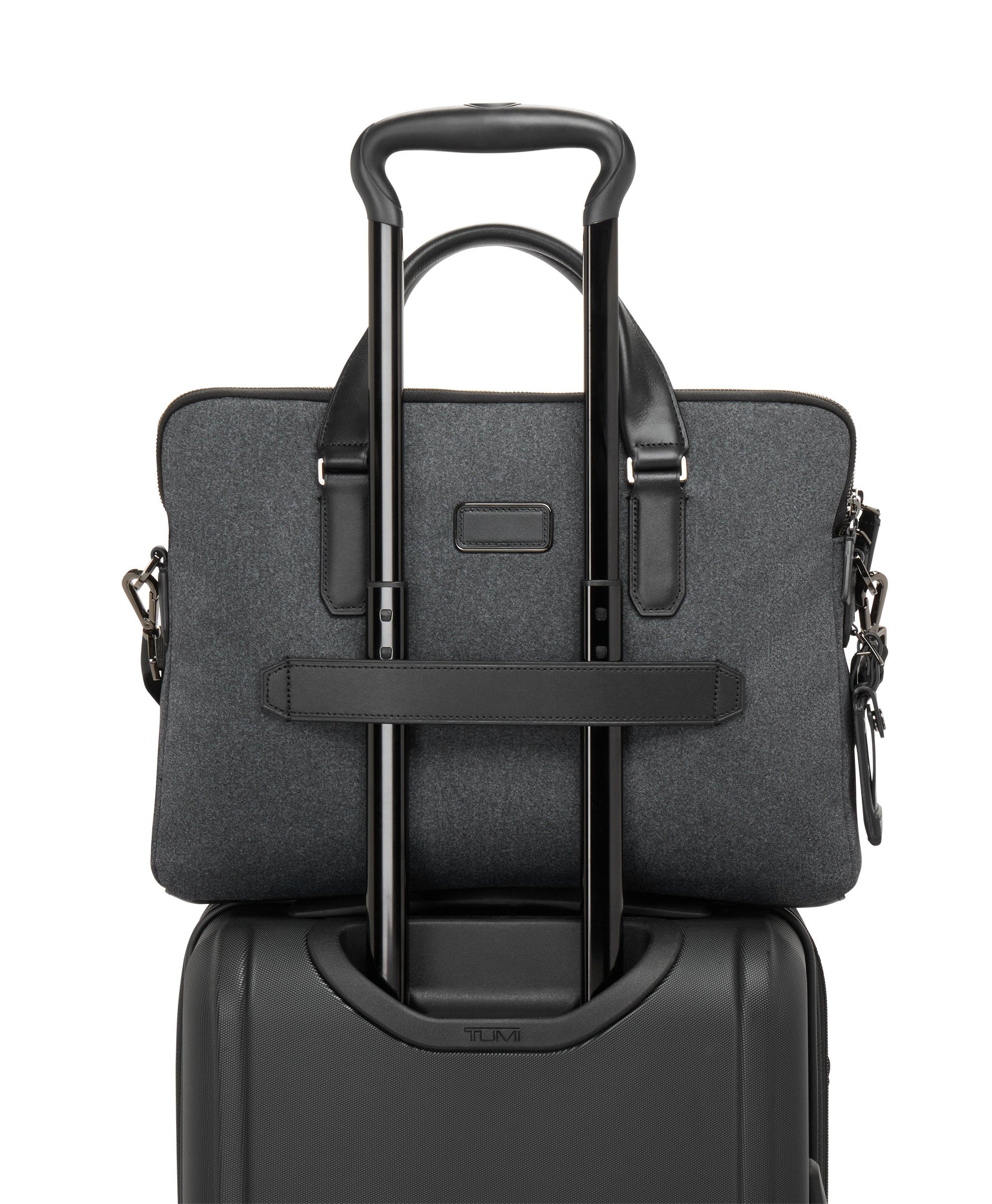 Harrison Sycamore briefcase - Dark Charcoal