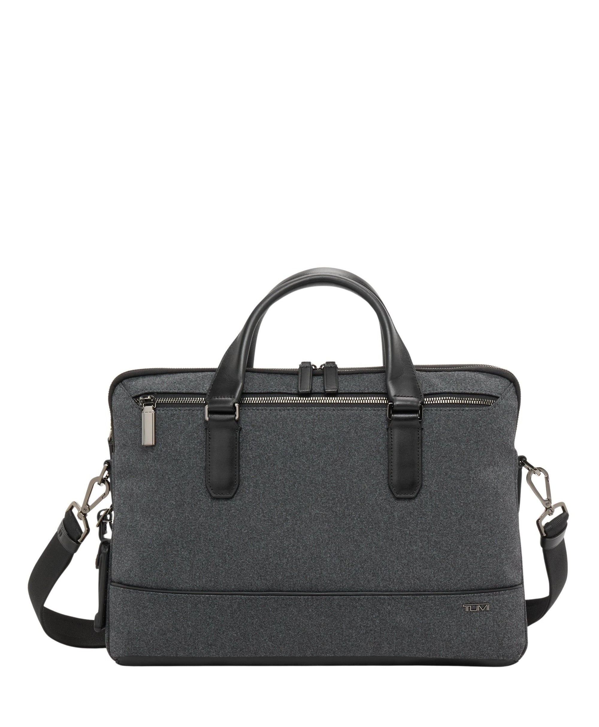 Harrison Sycamore briefcase - Dark Charcoal