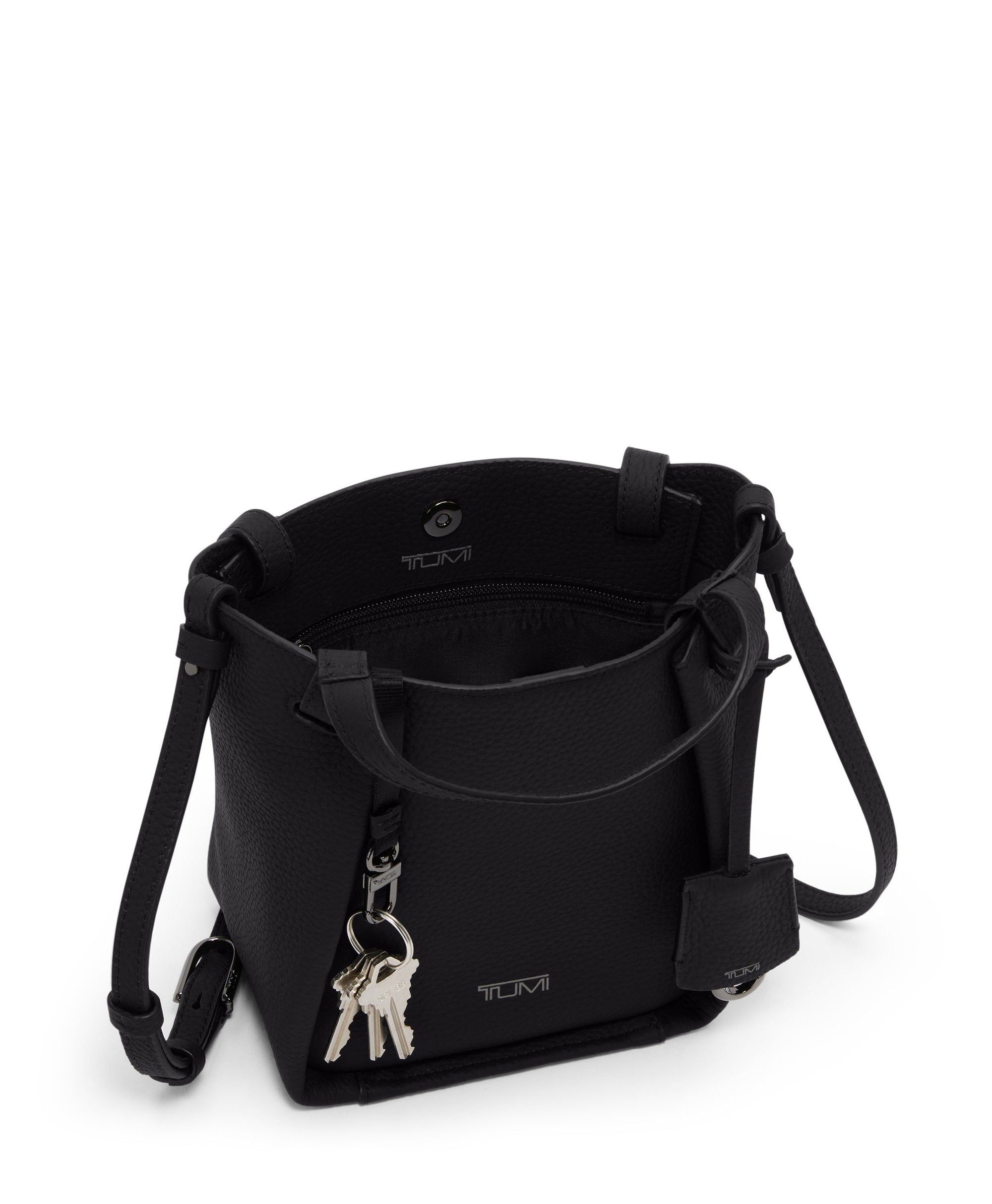 Sac à bandoulière Valorie Georgica en cuir - Black
