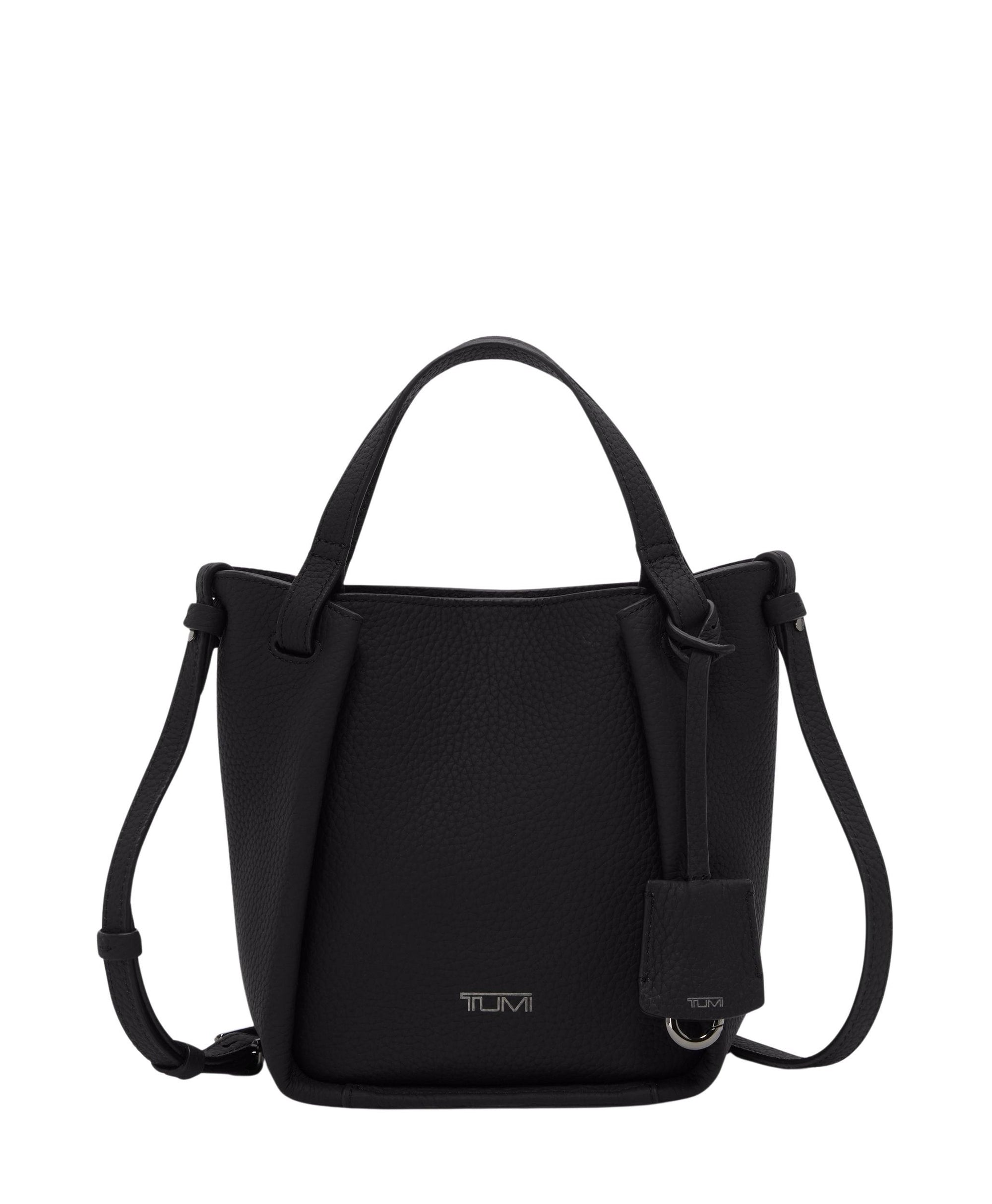 Sac à bandoulière Valorie Georgica en cuir - Black