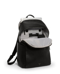Sac à dos Raina Voyageur en cuir - Black & Gunmetal