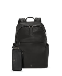 Sac à dos Raina Voyageur en cuir - Black & Gunmetal