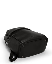Sac à dos Raina Voyageur en cuir - Black & Gunmetal