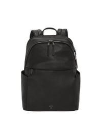 Sac à dos Raina Voyageur en cuir - Black & Gunmetal