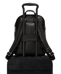 Sac à dos Halland Voyageur en cuir - Black & Gunmetal