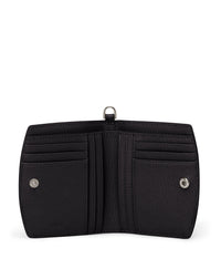 Portefeuille compact Belden en cuir - Black
