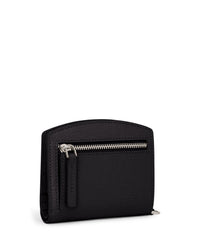 Portefeuille compact Belden en cuir - Black