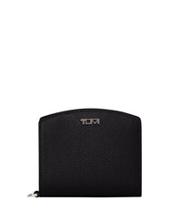 Portefeuille compact Belden en cuir - Black