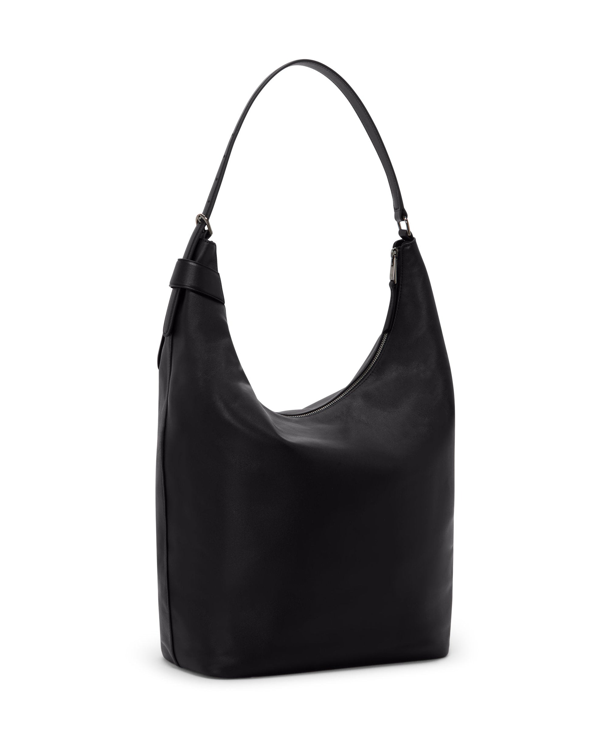Sac à main Evora Voyageur en cuir - Black