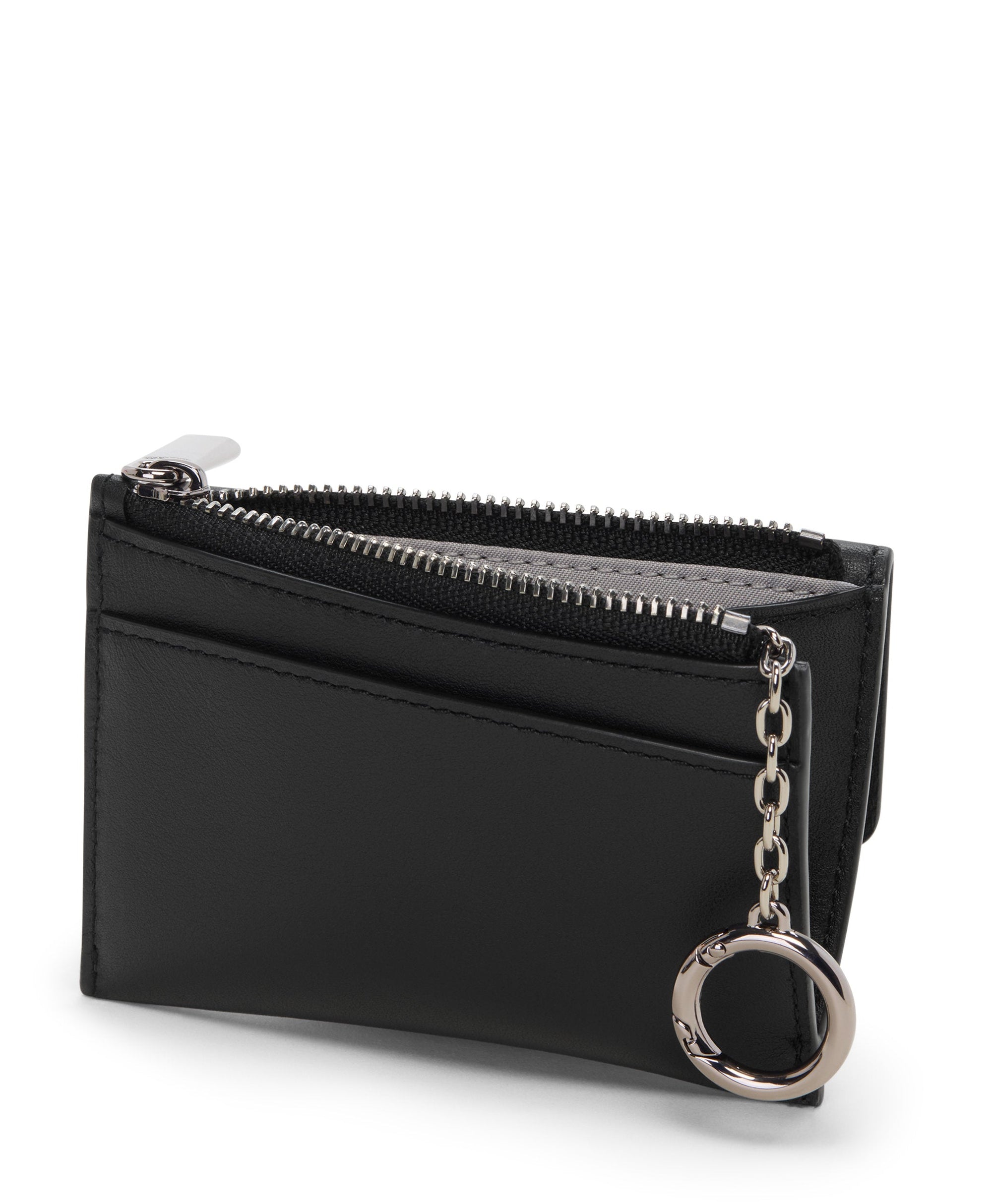 Porte-cartes Belden en cuir - Black & Gunmetal