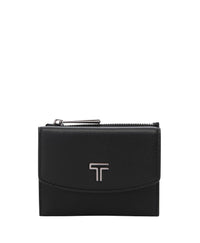 Porte-cartes Belden en cuir - Black & Gunmetal