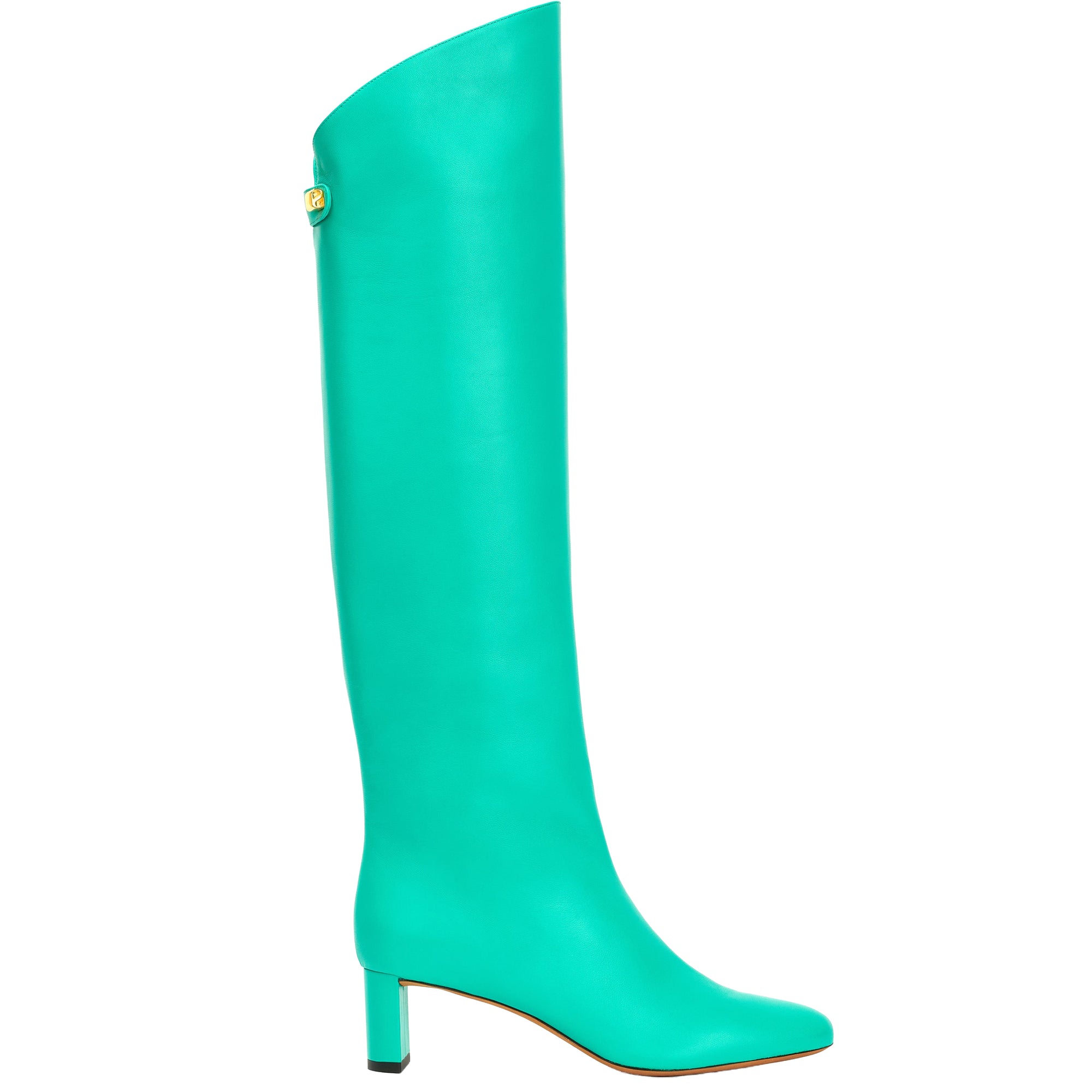 10qty DÉJÀ VU 420€ / Bottes Adry 50 en cuir Nappa - Turquoise