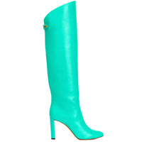 Adriana boots 90 in nappa leather - Turquoise